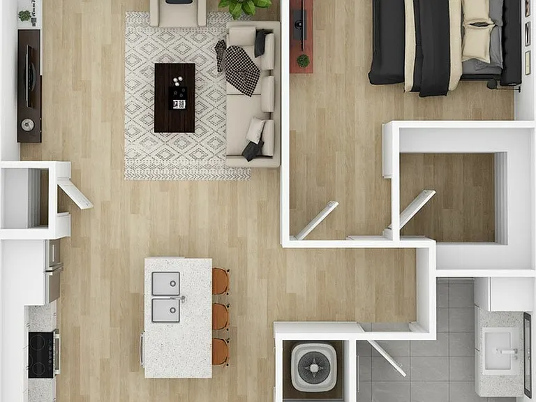 One Bedroom | One Bathroom One Bedroom | One Bathroom