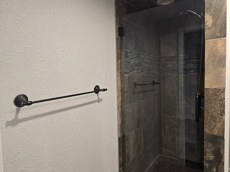 Walk-in Shower in Downstairs bath