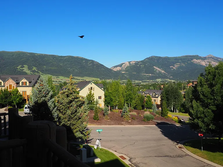 Front balcony with view of North Ogden Divide
