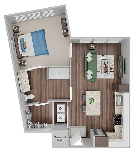 Floor plan A13
