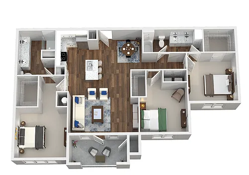 Floor plan Bellefontaine (C1)