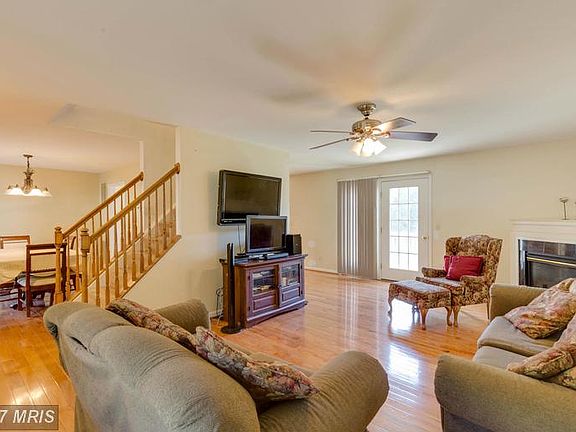 Living Room with Hardwood Floors on Main Level