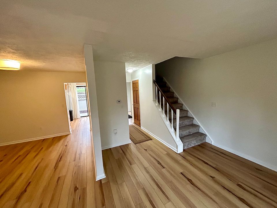 Living room and dining area
