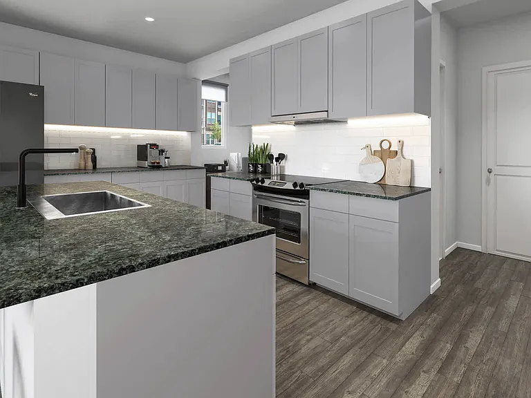 Kitchen with Stainless Steel Appliances