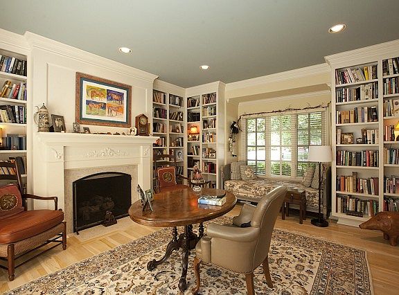 Sit and read while enjoying the fire