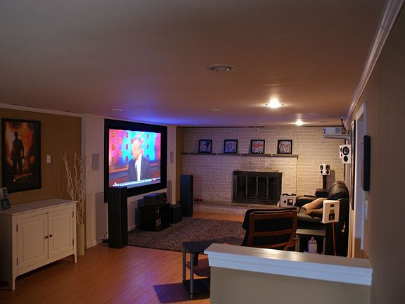 Home Theater in Basement