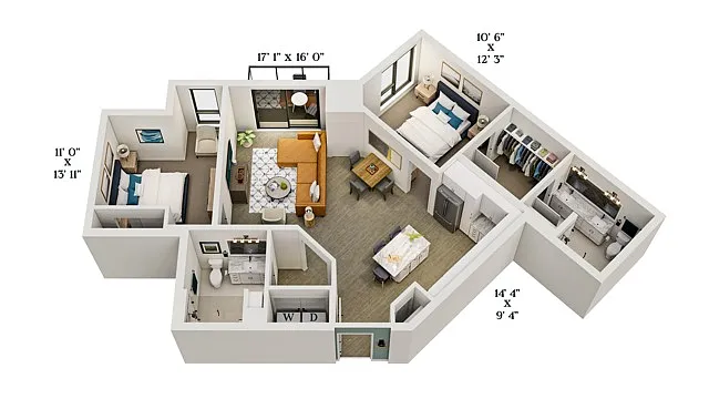 Floor plan C4