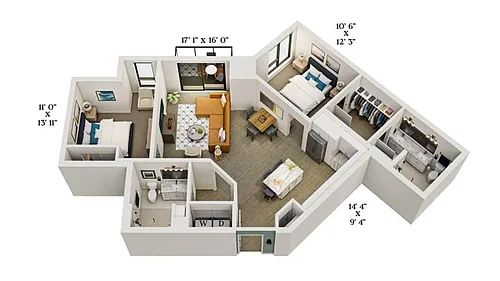 Floor plan C4