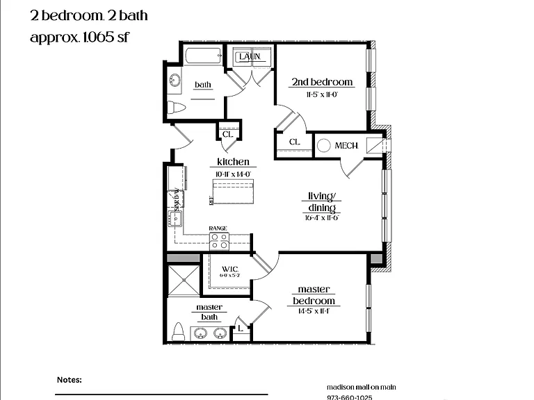 Madison Mall on Main Luxury Apartments — Photo 26