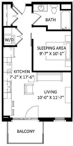 Floor plan Style E