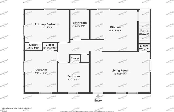 3 bed, 1.0 bath, 864 sqft, $1,150 — Photo 3