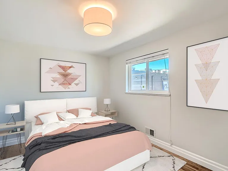 Bedroom 2. This image shows a virtually furnished space. Bedrooms come unfurnished.