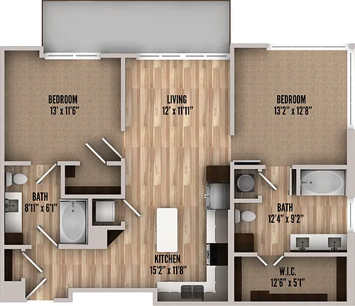 Floor plan B2