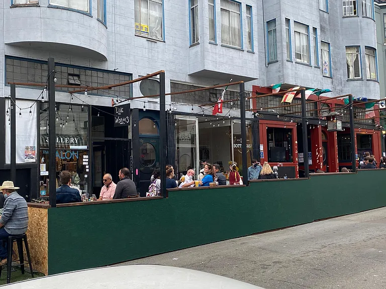 2 blocks from Grant Ave