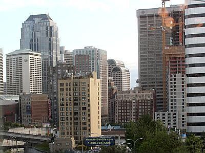 View of downtown