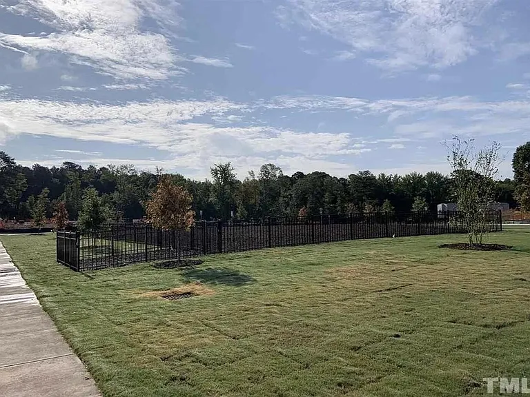 Dog park in the community