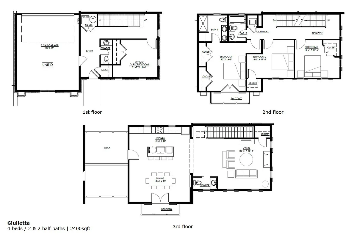 Floor plan Giulietta