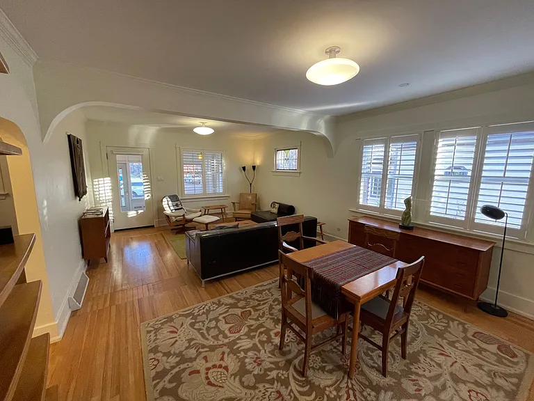 Dining area adjacent to living area.