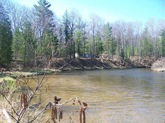 View from upriver of cabin