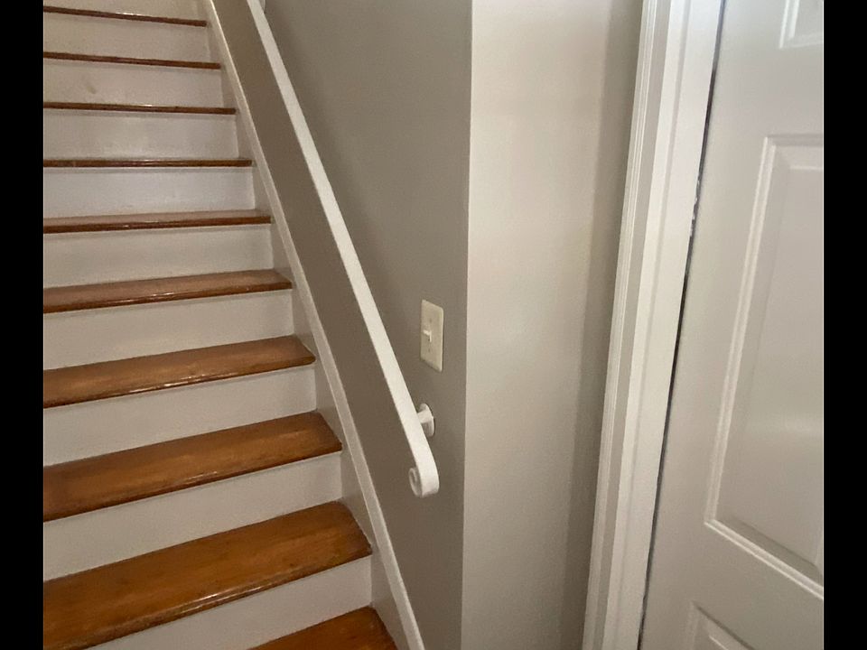 Stairs from first floor to basement