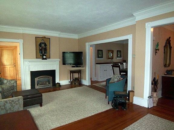 Living Room with Fireplace
