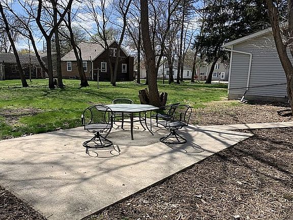Back patio all shaded