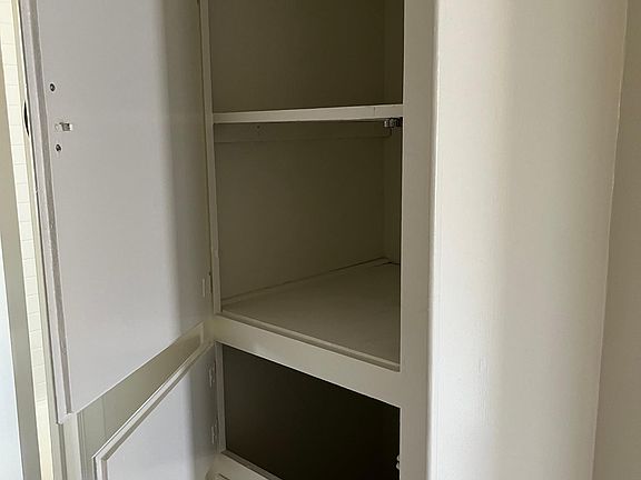 Cabinet storage in hall