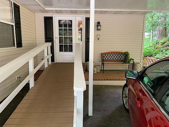 carport and entry