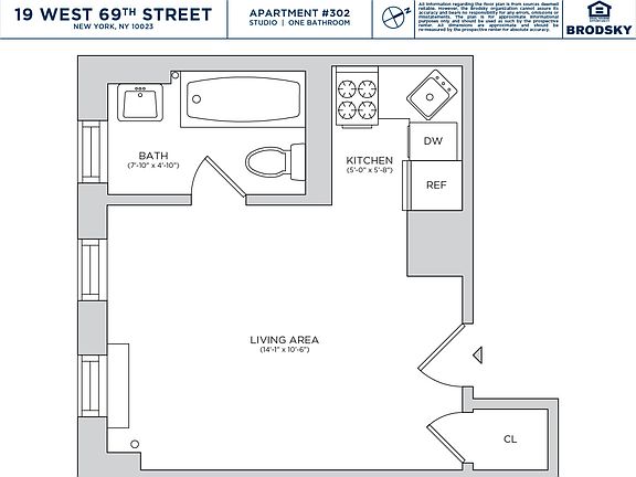 2nd image of 19 W 69th St #302