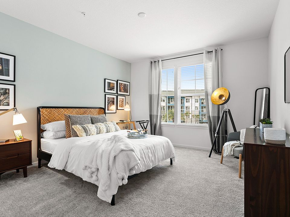 Bedroom with Large Window