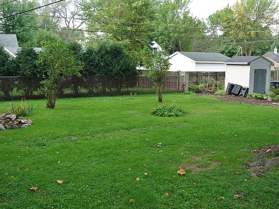 Large back yard