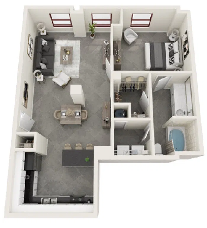 Floor plan A1C