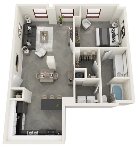 Floor plan A1C