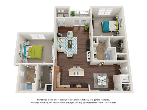 Floor plan The Roanoke