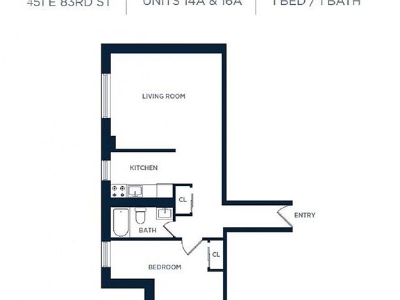 2nd image of 451 E 83rd St APT 15A