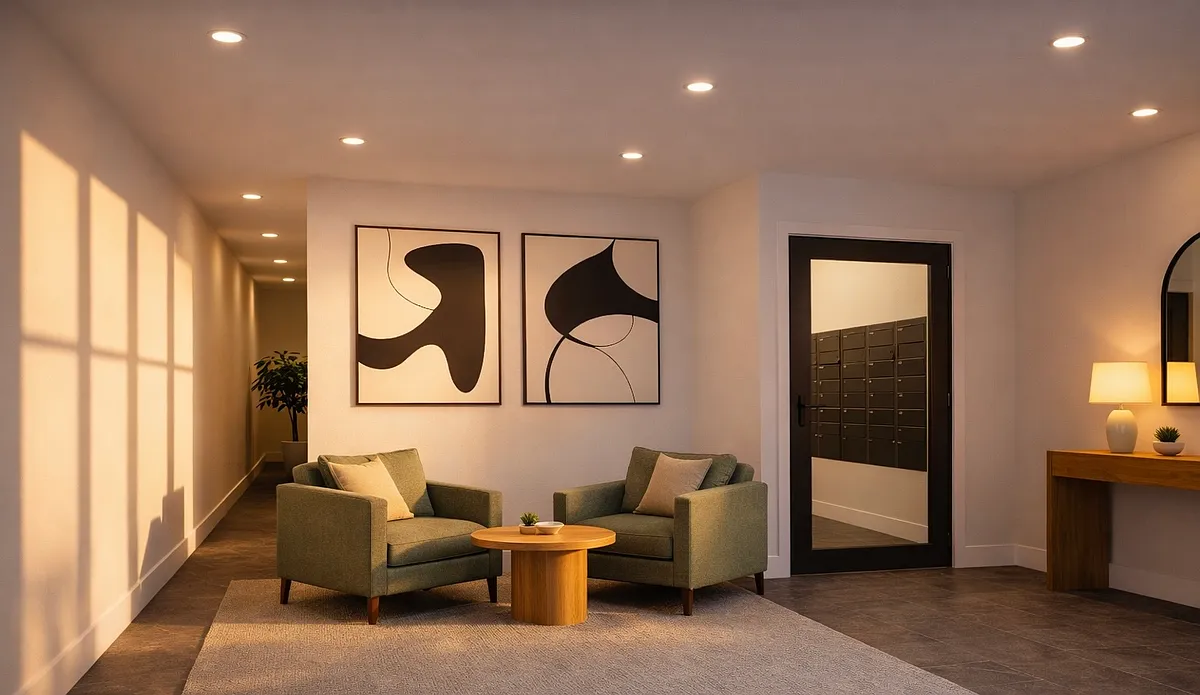 Lobby and Mail Room - 5220 Chester Ave #3