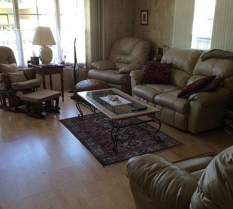 Living room view from couch