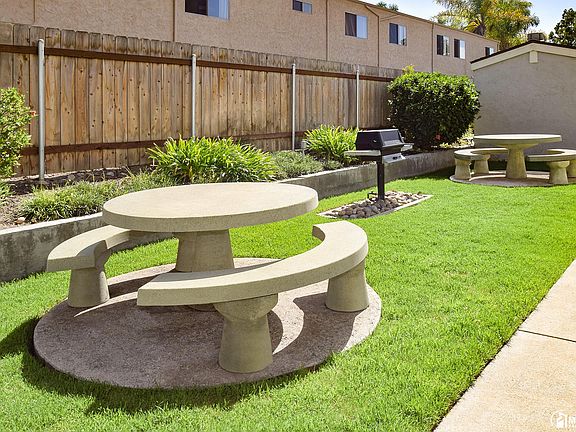 Picnic tables and bbq exclusively for all Racquet Club residents