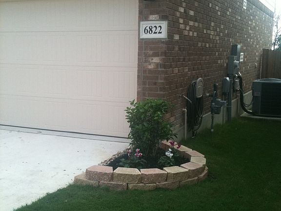 Front right side of house