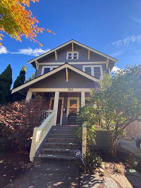 Front of house with off street parking in driveway