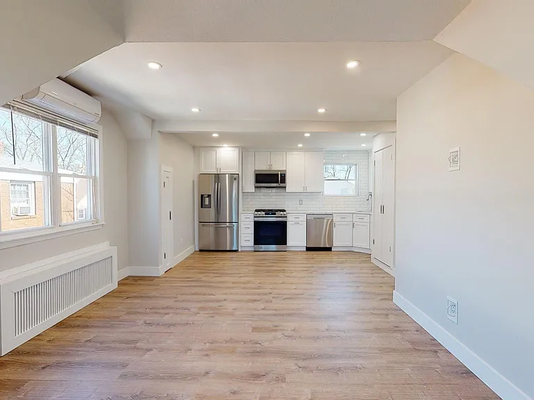 Unfurnished Living Room / Kitchen Space