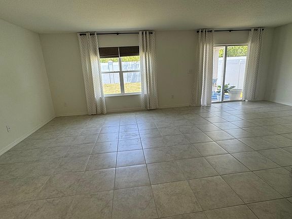 Open plan living and dining room