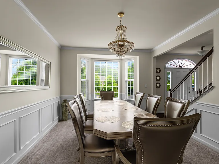 Formal Dining Room _ Shown furnished. If a furnished rental arrangement is agreed upon, the room would be presented as shown.