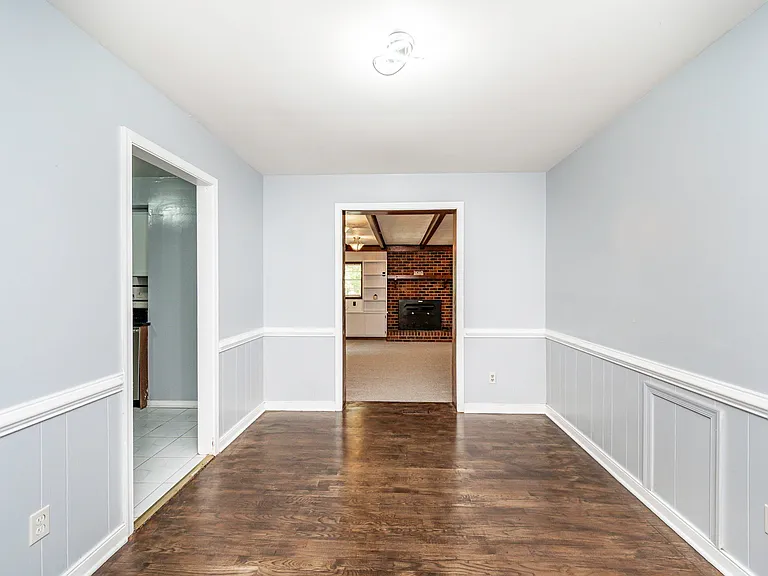 formal Dining room connects the front living room to the rear living room