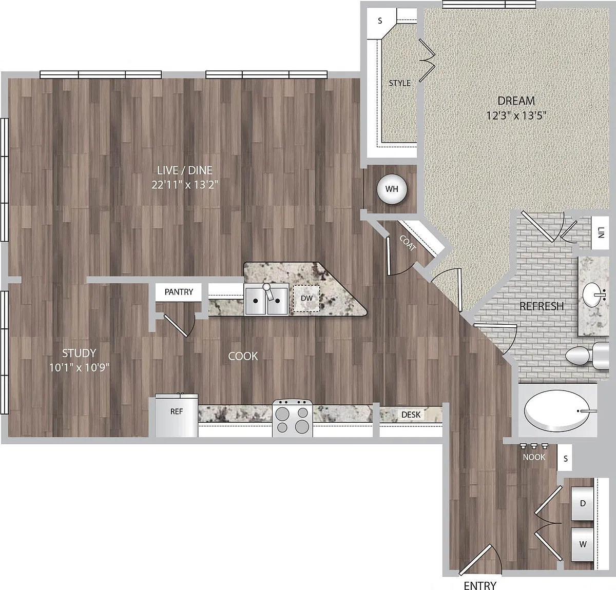 Floor plan A8