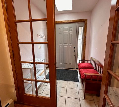 Spacious entryway.