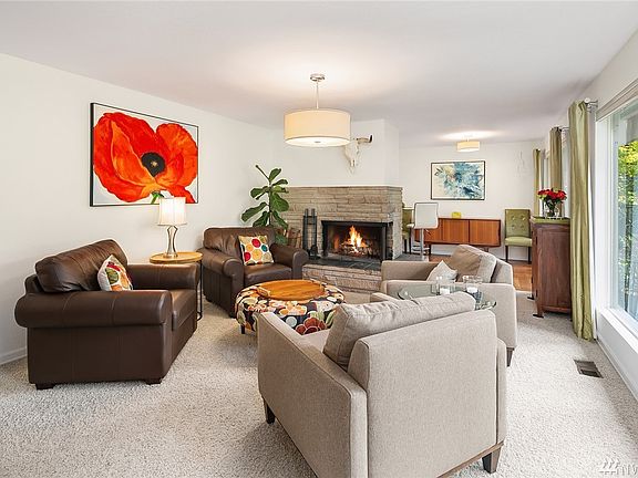 Entry opens up to living room