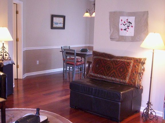 Cathedral ceilings open layout