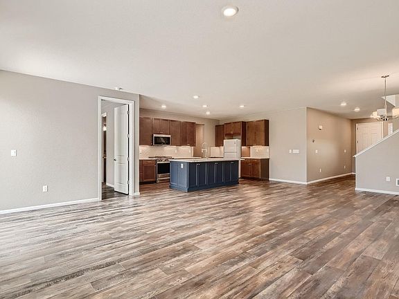 Living and kitchen