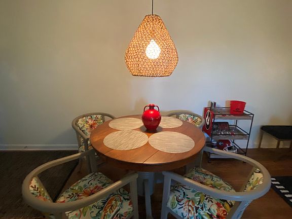 Spacious dining area